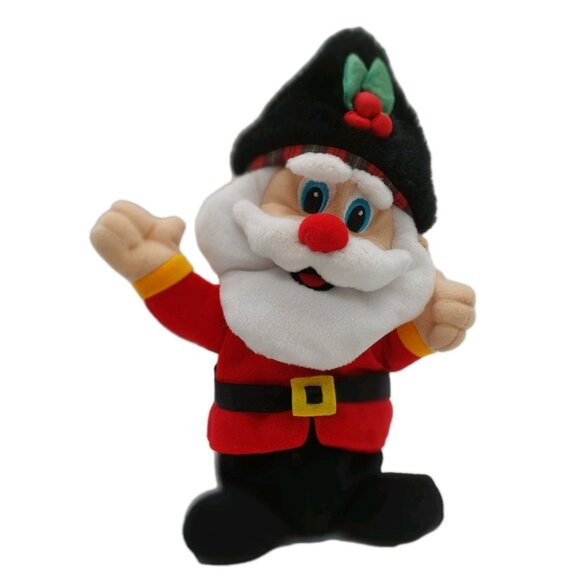 Wishpets Santa Claus Singing Animated Scottish Theme Outfit Plush Tested Works - Picture 1 of 7